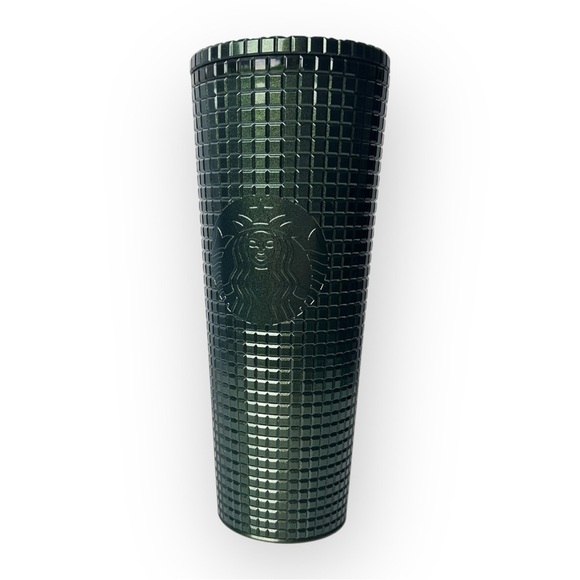 Starbucks Accessories - Starbucks Green Grid Venti Tumbler Winter Holiday 2021 Cold Cup 24oz